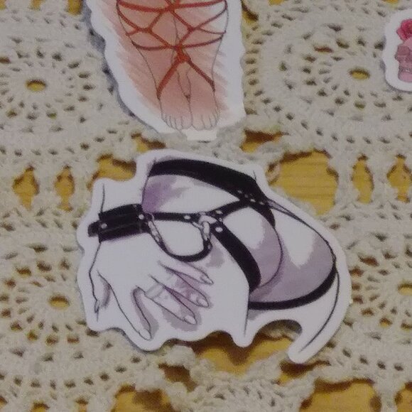 Bondage Stickers for cellphone, hydroflask, computer, locker, crafts, scrapbook - Picture 6 of 6